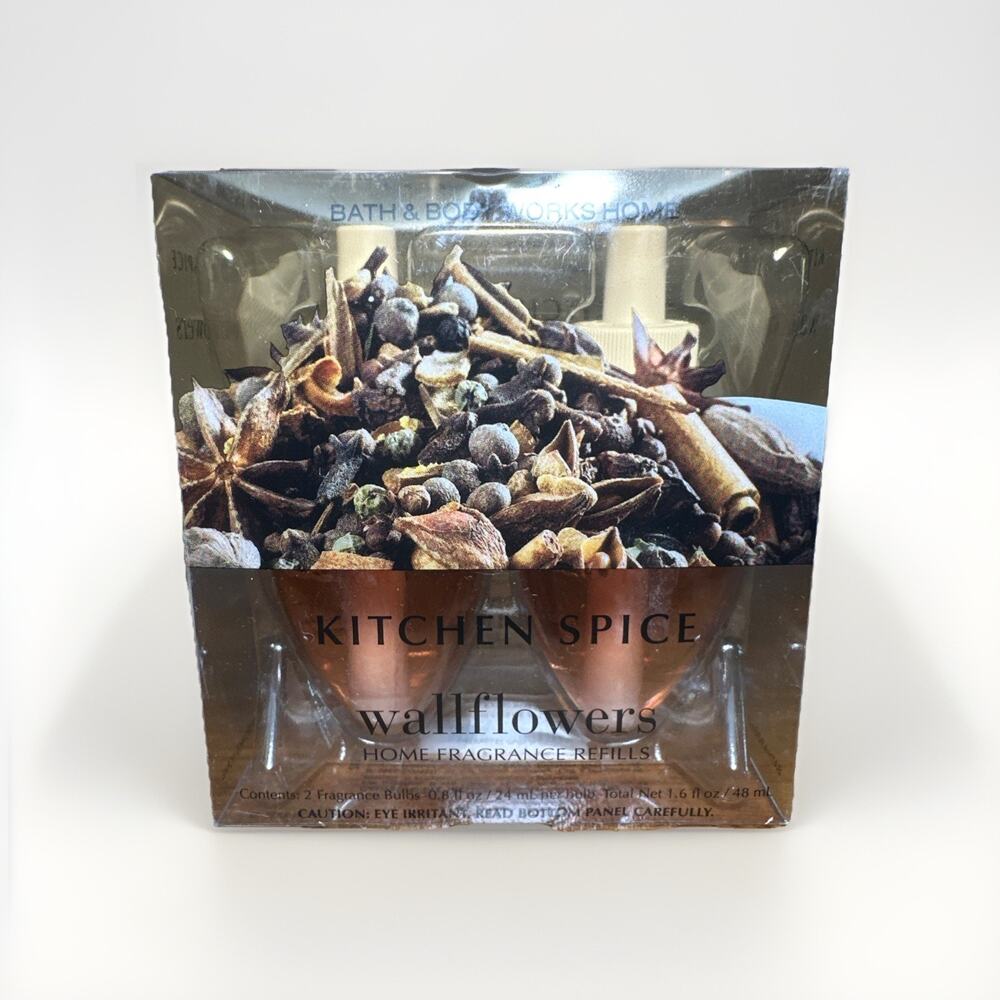 Bath & Body Works Kitchen Spice Wallflower Refills BRAND NEW SET OF 2 FREE SHIP